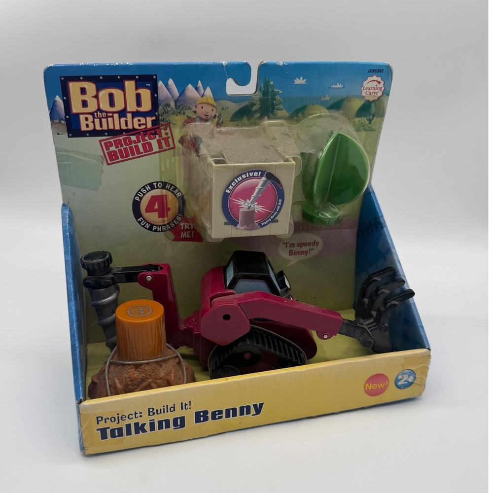 Bob the Builder Project Build It Talking Benny Learning Curve LC65202 New in box